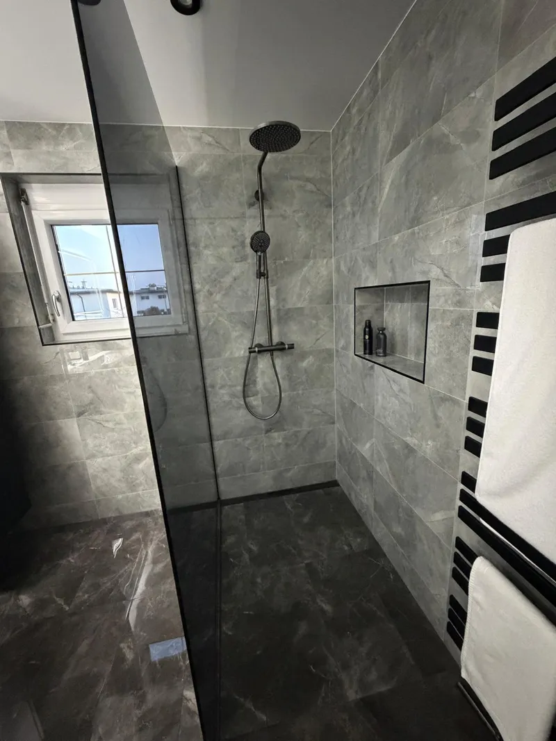 Dusche – nachher