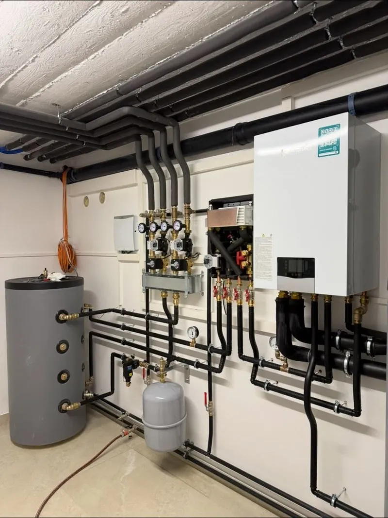 Einbindung der Vaillant Wärmepumpe mit Heizkreisverteiler